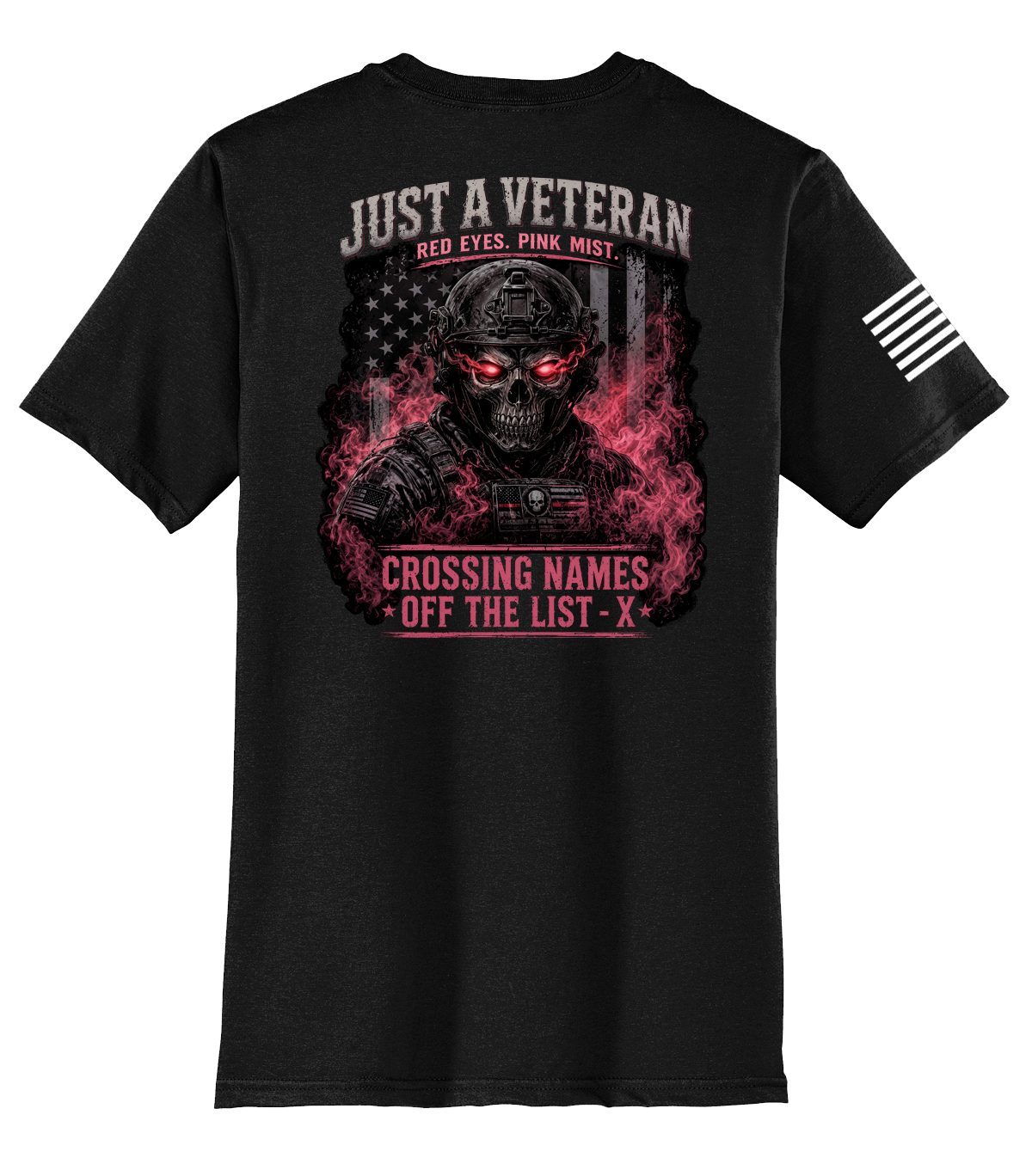 Just A Veteran - Pink Mist - Everyday Tee